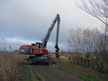 New Atlas Material Handler working in field